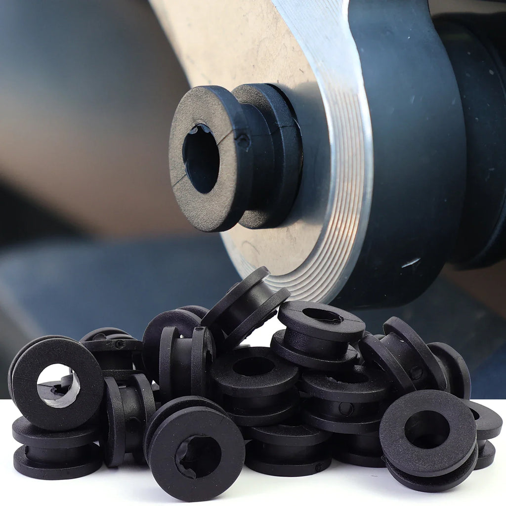 10-30PCS Black Washers Motorcycle Side Cover Rubber Grommets Gasket Fairings for Yamaha Honda Suzuki Body Panel Protection Pad