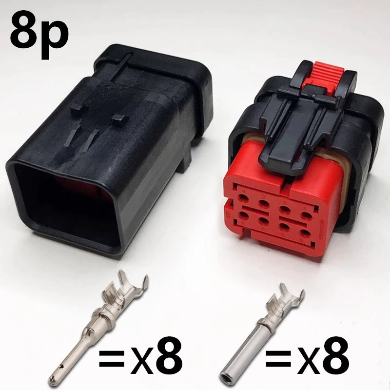 Automotive waterproof connectors, male and female plugs, fuel injector connectors, excavator connectors, camshaft sensor plugs