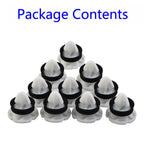 10Pcs Door Trim Panel Mounting Clips White Nylon For Renault 7703077476 Car Interior Accessories Fastener Clips