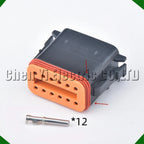 12 Pin Waterproof Connector Plug DT06-12SA DT04-12PA DT06-12SB DT04-12PB DT06-12SC DT04...