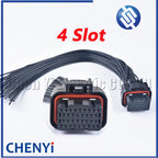 34 Pin/Way Female or male Auto Oil Gas Connector ECU Straight PCB Plug With 30cm Wire Harness Pigtail 4-1437290-0 4-1437290-1