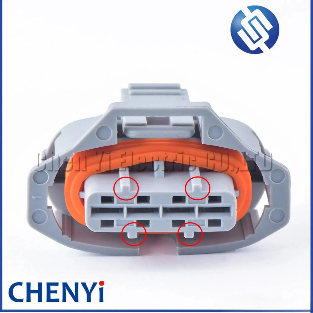 Grey 4 Pin way female Automotive waterproof connector ignition coils connectors 30728019 1928404993 0 221 604 010