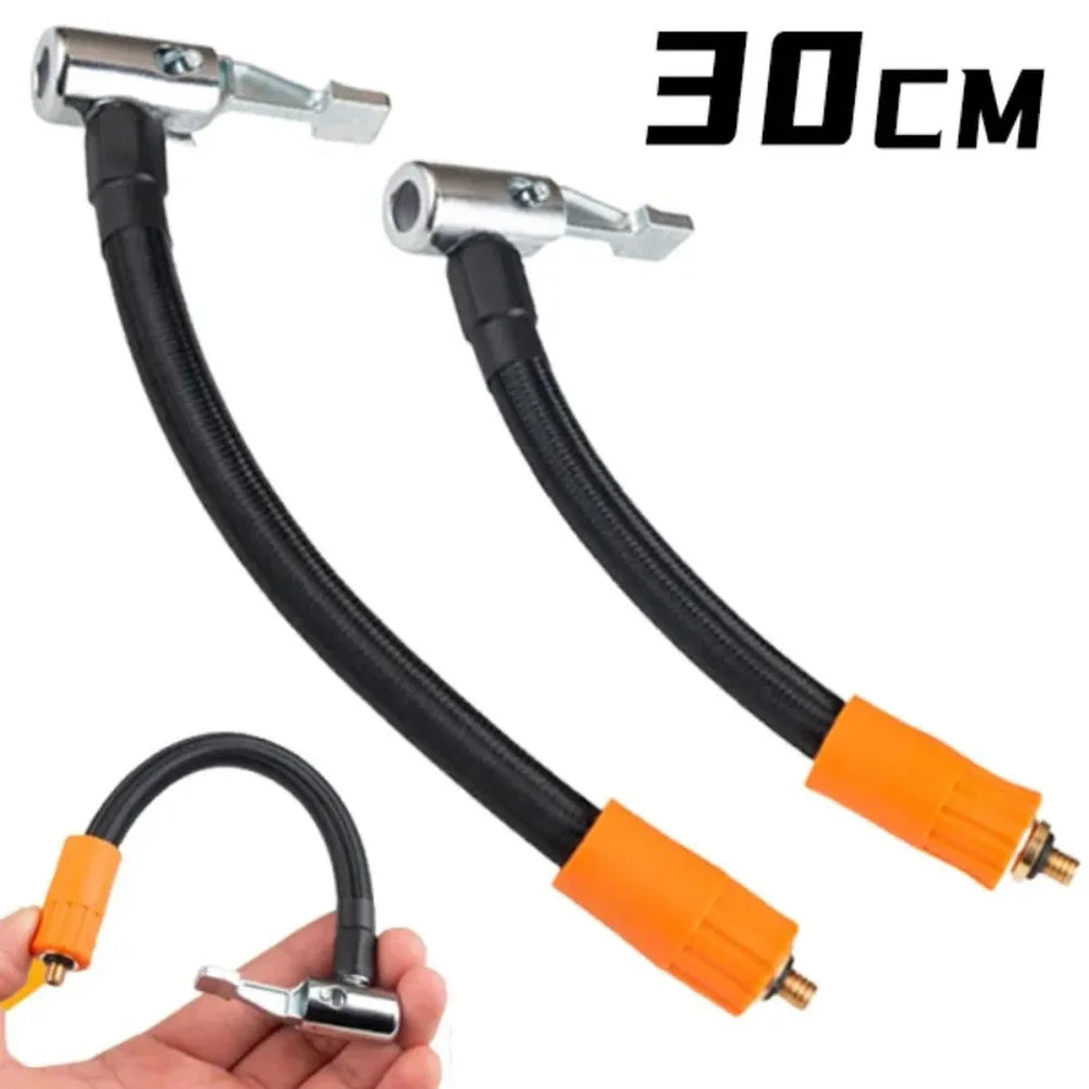 Car Air Pump Extension Tube M6 Thread Quick Inflation Hose Copper Connector For Integrated Air Pump Accessories