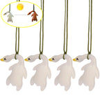 10/1PCS Cartoon Cute Anime Color-Changing Roast Duck Pendant Diy Kawaii Car Accessories Keychain Back Packaging Accessories Gift
