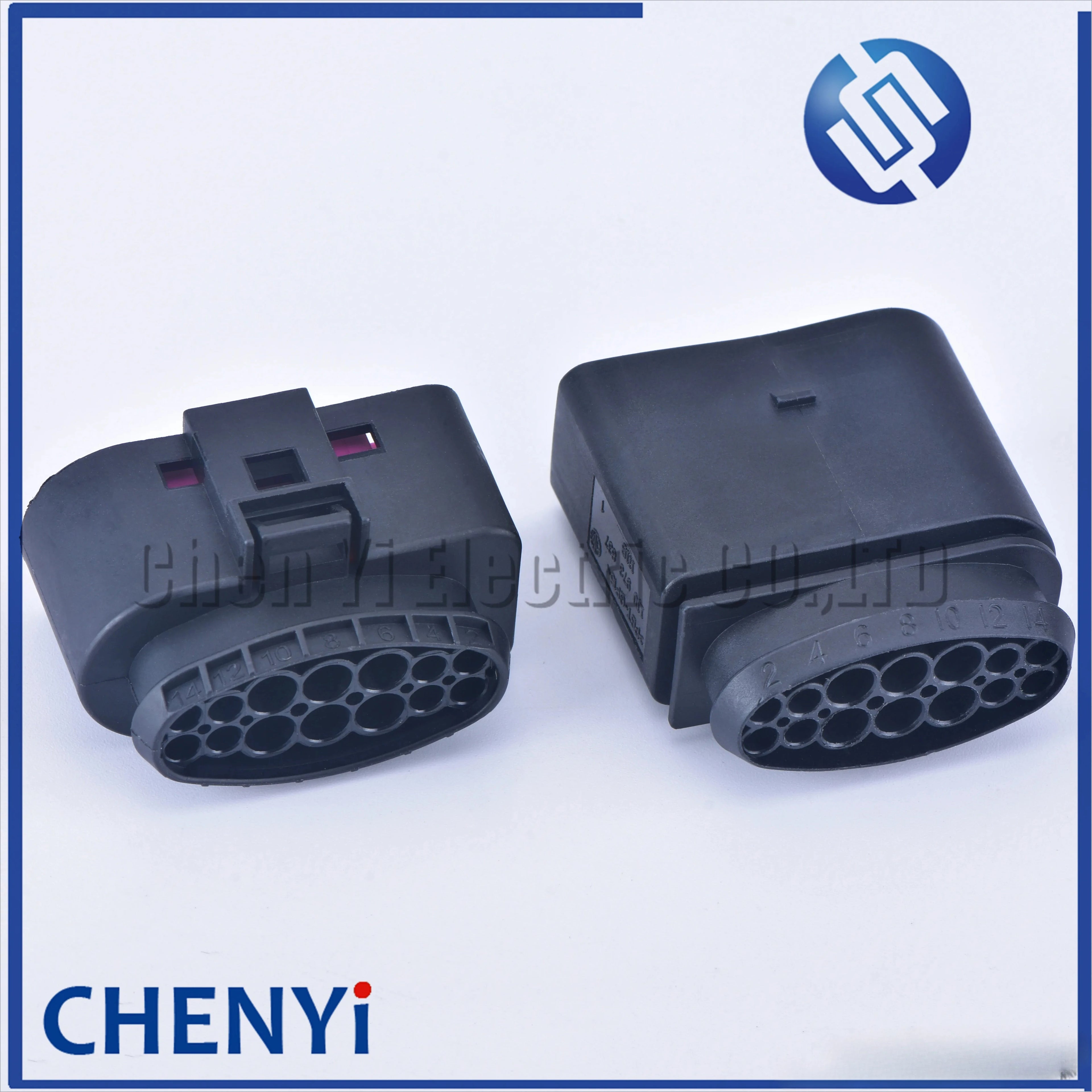 14 Pin Car Xenon Headlight Lamp Plug Connector Socket Housing Automotive waterproof connector 1J0973737 1J0973837 1J0 973 737