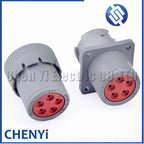 DEUTSCH Gray 5 Pin Waterproof connector HD16-5-16S HD10-5-16P HD10 1.5 Series Flame Retardant diagnosis Plug With pins