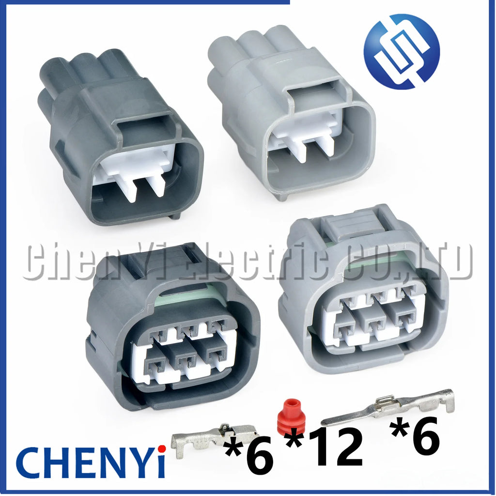 6 Pin Car headlamp harness plug Accelerator Throttle Pedal Connector MG641107-5 90980-11034 7282-7064-40 7283-7064-40 For Toyota