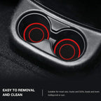 2pcs 7cm Non-slip Car Water Cup Pad Mat for Bottle Holder Coaster Auto Interior Anti-skid Cup Holders Amagi