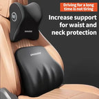 Car Seat Back Very Comfortable Memory, Support Soft and Comfortable Neck Headrest, Car Seat Back Cushion, Waist Cushion Amagi