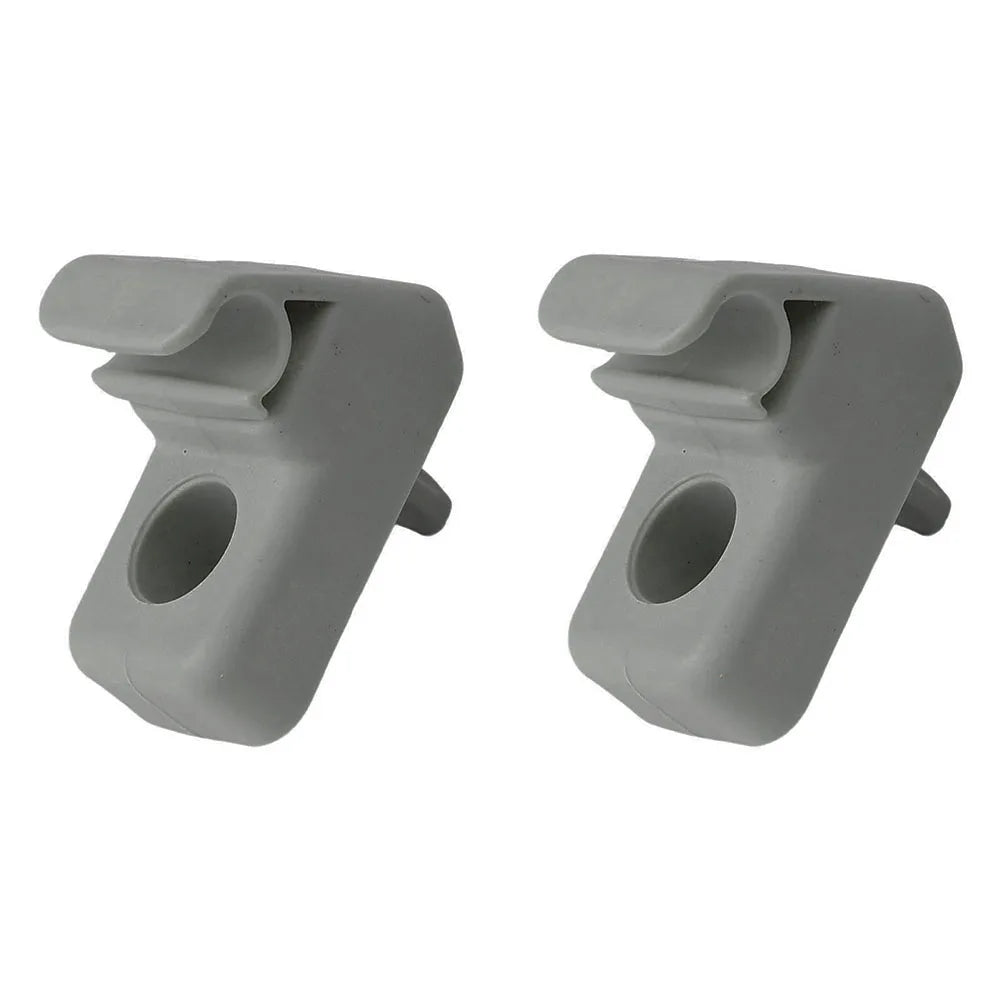 2Pcs Sun Visor Holder Mount 735478275 7355399311 For Fiat Grande Punto Grey Car Sun Visor Hanger Clips Holder