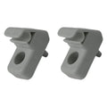 2Pcs Sun Visor Holder Mount 735478275 7355399311 For Fiat Grande Punto Grey Car Sun Visor Hanger Clips Holder