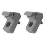 2Pcs Sun Visor Holder Mount 735478275 7355399311 For Fiat Grande Punto Grey Car Sun Visor Hanger Clips Holder
