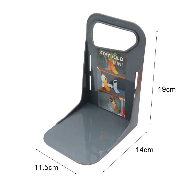 2pc Car Back Auto Trunk Fixed Rack Holder Stand Shake-proof Organizer Fence Storage Adjustable Distance Storage Box Fixer Amagi
