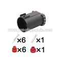 7-Pin Connector Waterproof 2.8mm 6.3mm Male Female Connector Automotive  Wiring Harness Cable Socket f 15317327 15354653