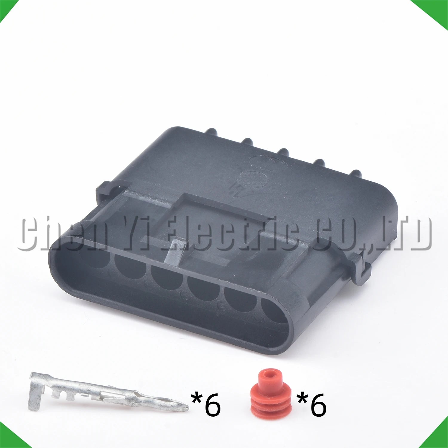 6-Pin Auto Connector Series automotive electrical cable housing waterproof plastic