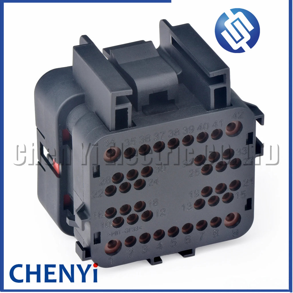 42 Pin Auto connector harness plug 493509-3 2-1989943-2 For Volvo Engine fuel injector D6E EC210B 240B 290B Excavator truck