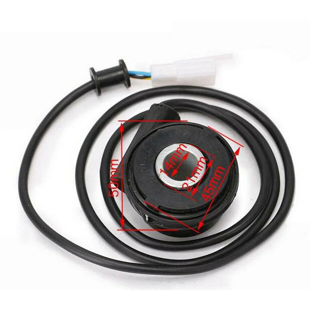 3-Pin Motorcycle Digital Odometer Speedometer Sensor Cable Matal Odometer Sensor Cable Modification Parts