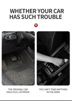 Car Interior Dome Light Finger Touch Sensor Mini LED Reading Lamp Roof Magnets USB Charging Atmosphere Dome Lamp Senser Tools Ne