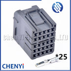 25 Pin Automotive connector Door plug C556 FC74-60981448-H 6098-1448 with Pin or with wires For Honda Civic 1996-2000 EK CRV