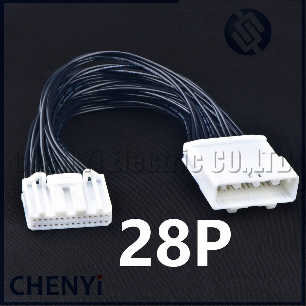 8/12/16/20/24/28/32/40 Pin Car Navigation Automotive Audio vehicle central control Connector Male and female 20cm extension plug