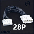 8/12/16/20/24/28/32/40 Pin Car Navigation Automotive Audio vehicle central control Connector Male and female 20cm extension plug