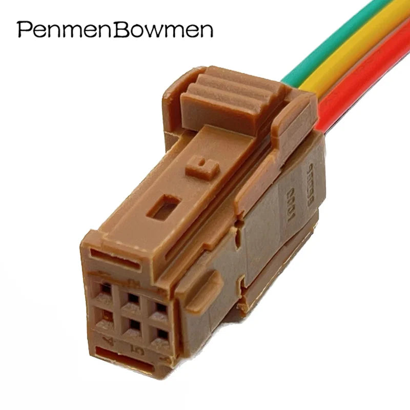 1 Set 6 Pin Car Window Regulator Switch Electrical Cable Connectors Female Male Wire Harness Plug MG643284 1379118-498298-0004