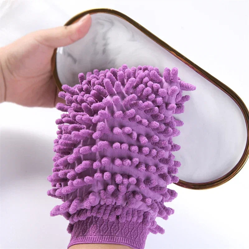 Car Wash Gloves Washing Wiper Car Cleaning Towel Auto Dust Washer Mitt Microfiber Gloves Car Wash Household Washing Amagi