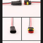 3-PIN Connector Waterproof 1.8mm Series Male Female Connectors Wiring Harness 282105-1 282087-1