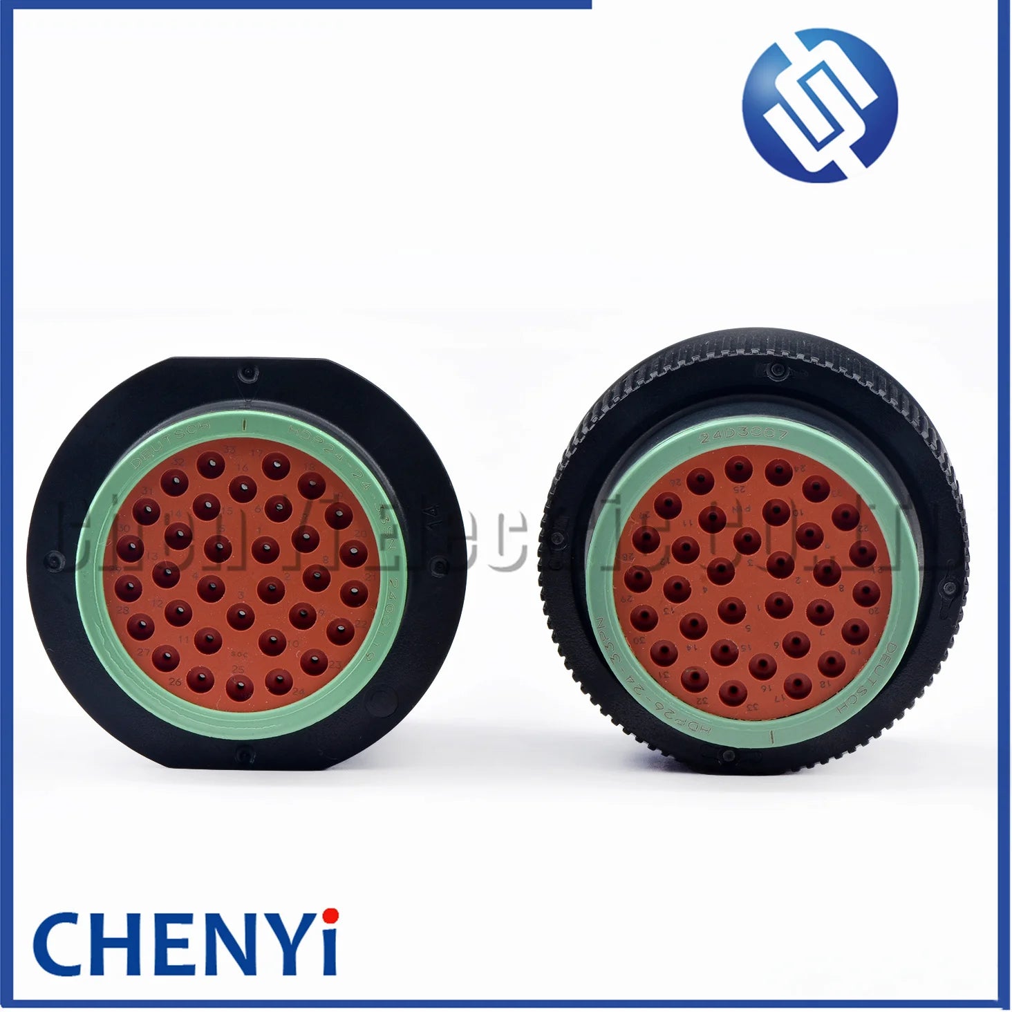 33 Pin Male or Female Waterproof connector HDP24-24-33SN HDP26-24-33PN With Pins For Deutsch HDP Series