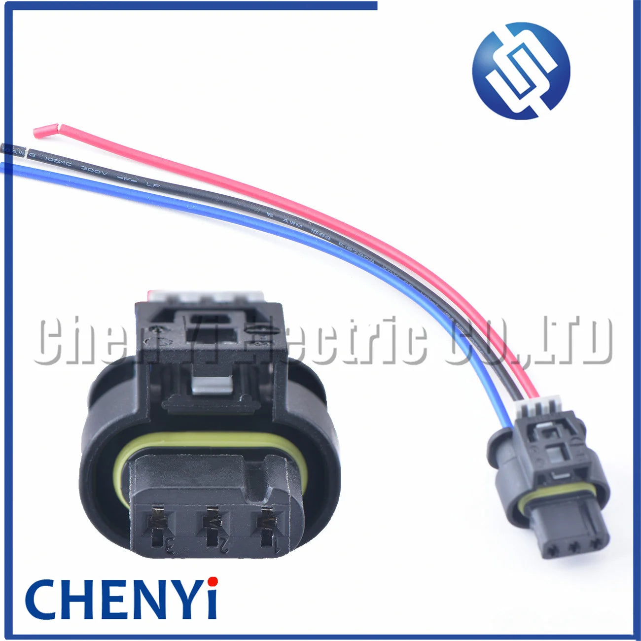 3 Pin auto waterproof automotive cable connector reversing radar camshaft sensor plug Pigtail 805-121-521 7615490-03 A0225452426