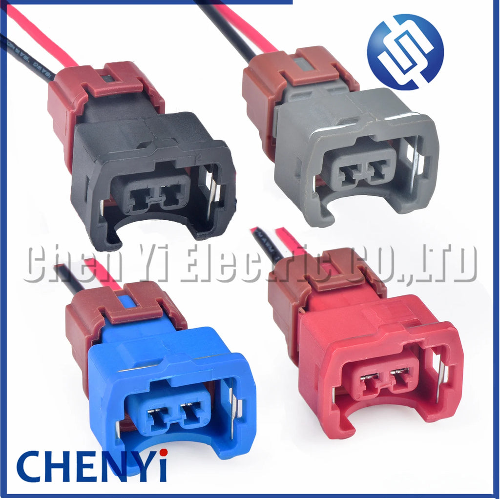 2 Pin Auto Knock Sensor Connector Fuel Injector Wire harness plug PB185-02326 For Mitsubishi Nissan MMC A32 A33 4G91 4G92