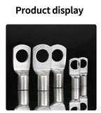 100pcs Copper Lug Ring Wire Connectors Cable Electric Crimp Terminal SC6-6 SC6-8 SC10-6 SC10-8 SC16-6 SC16-10 SC25-6 SC25-12