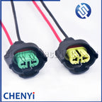 2 Pin Auto Waterproof Connector Auto Car Headlight Fog Lamp Base Harness Plug H8 H9 H11 H16 6189-0935 For Toyota Honda Nissan