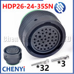 35 Pin auto Waterproof connector HDP24-24-35SN HDP26-24-35PN HDP24-24-35PN HDP26-24-35SN With Pins For Deutsch HDP Series