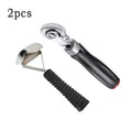 2pcs Car Tire Repair Tool Kit With  Tire Patch Roller Scraper For Patching Grinding And Cleaning Automotive Repair Tools