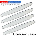 4/6Pcs Car Bumper Anti-collision Strips Door Body Scratch Automotive Protective Tape Strips Door Guard Lip Stickers Amagi
