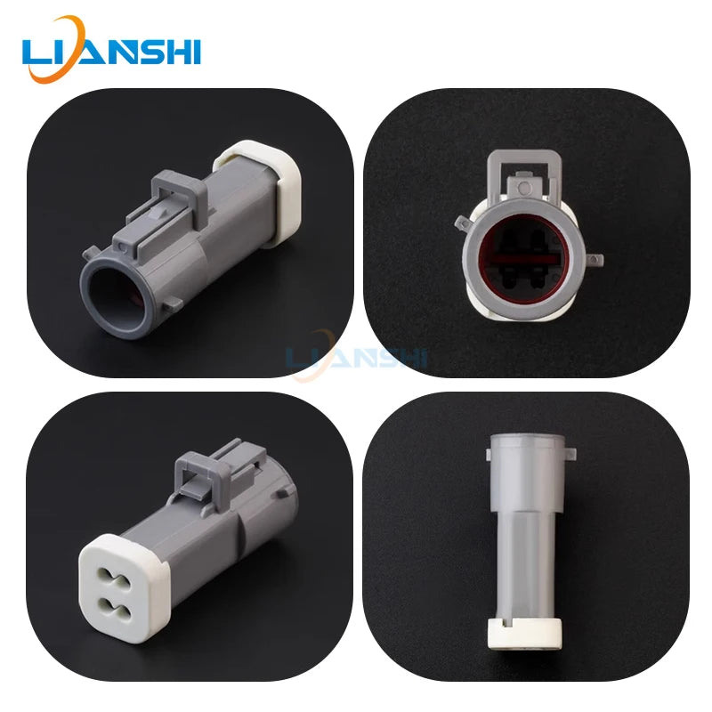 Round car connector Car water temperature sensor plug 4p male/female connector with terminal DJ70410-1.5-11/21