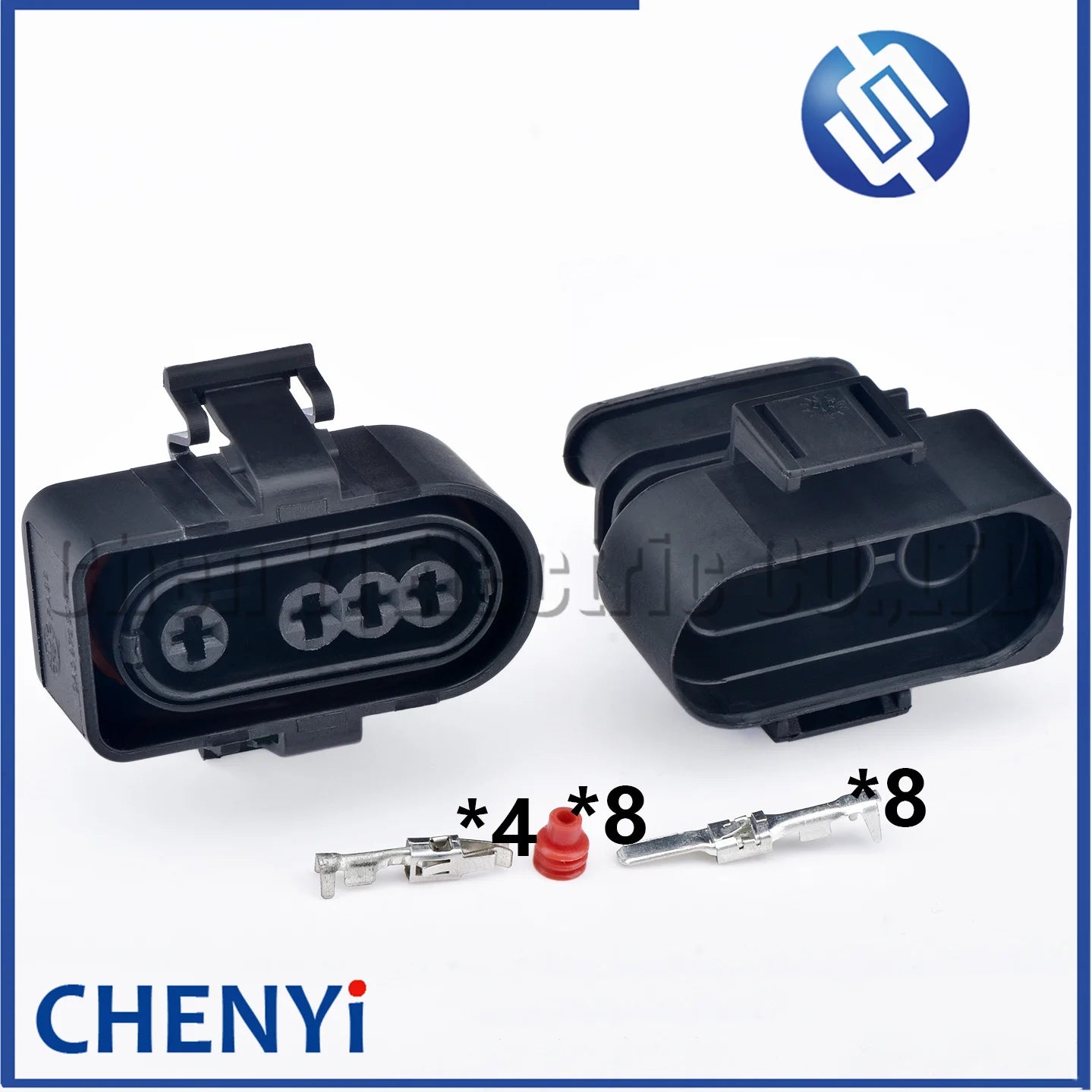 4 Pin male or female automotive waterproof connector O2 Oxygen sensor Wire harness plug 3A0973304 3A0973334