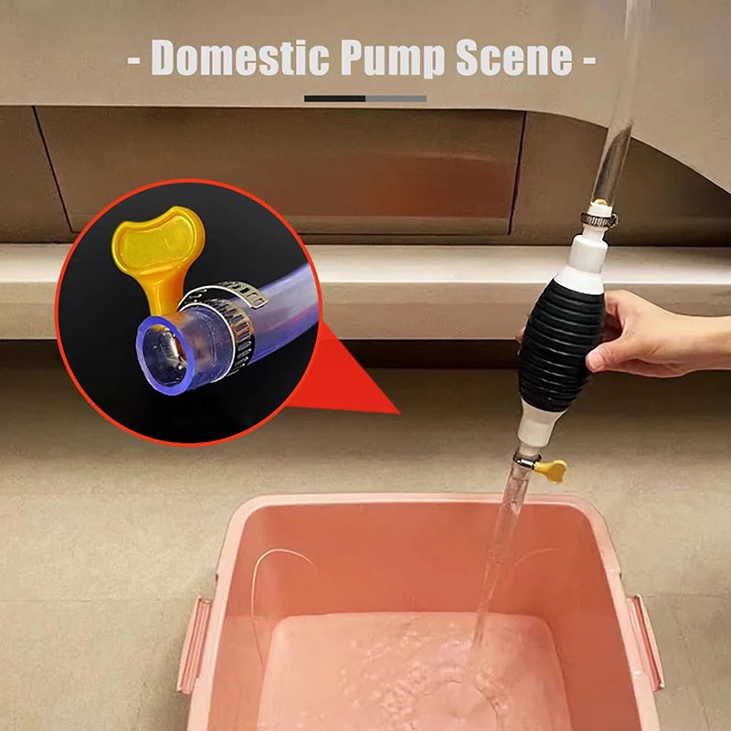 Multifunction Liquid Sucker Suction Pump Fit For Fuel Petrol Diesel Gasoline Oil Water Transfer Pumps Tool