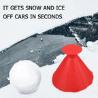 Car Windshield Wiper, Ice Scraper, Multifunctional Snow Scraper Magic Tapered Lightweight Plastic Snow Show Christmas Gift Amagi