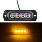1PC 4Leds Car Light Grill Light Car Truck Trailer Beacon Lamp LED Side Light Car Grill Breakdown Light Lamp LED