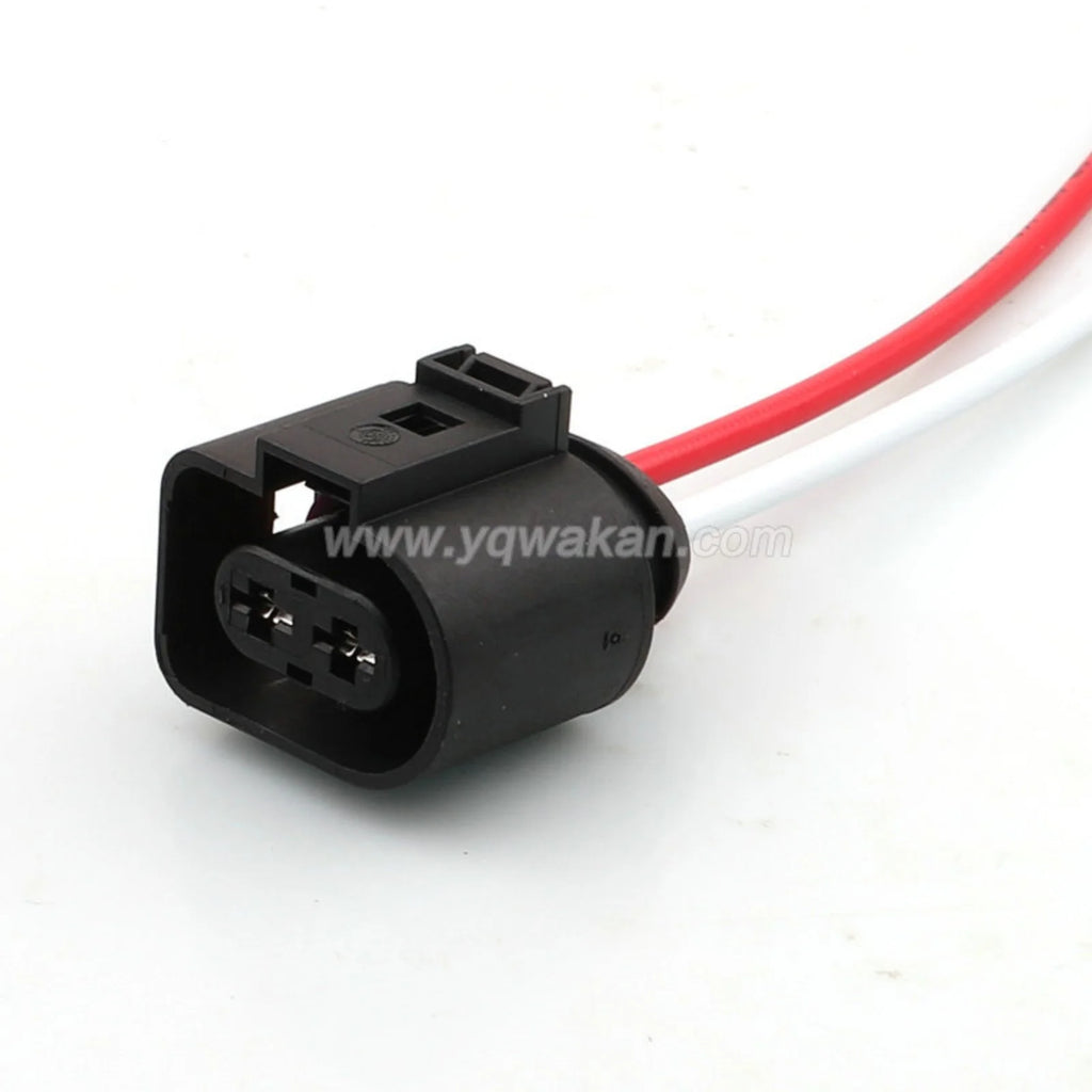 2 PIN Automotive Waterproof Fuel Injection 6.3mm Male Female Connector For VW Toyota Honda Hyundai Elantra 1J0973852 1J0973752
