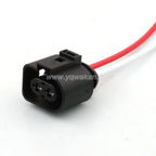 2 PIN Automotive Waterproof Fuel Injection 6.3mm Male Female Connector For VW Toyota Honda Hyundai Elantra 1J0973852 1J0973752