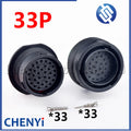 33 Pin Male or Female Waterproof connector HDP24-24-33SN HDP26-24-33PN With Pins For Deutsch HDP Series