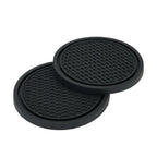 2 Pcs Black Car Auto Cup Holder Anti Slip Insert Coasters Pads For Car Interior Decoration Car Styling Accessories