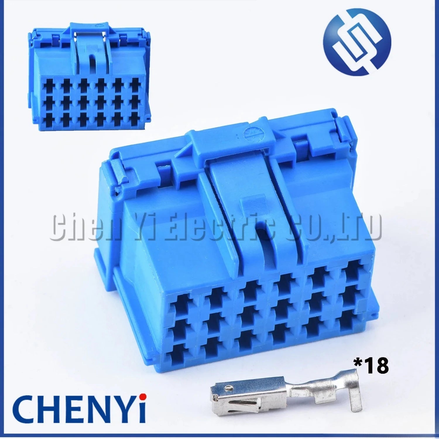 18 Pin male female Connector Automotive  Plug Unsealed Electric Harness Socket 6-968974-1 3-967629-1