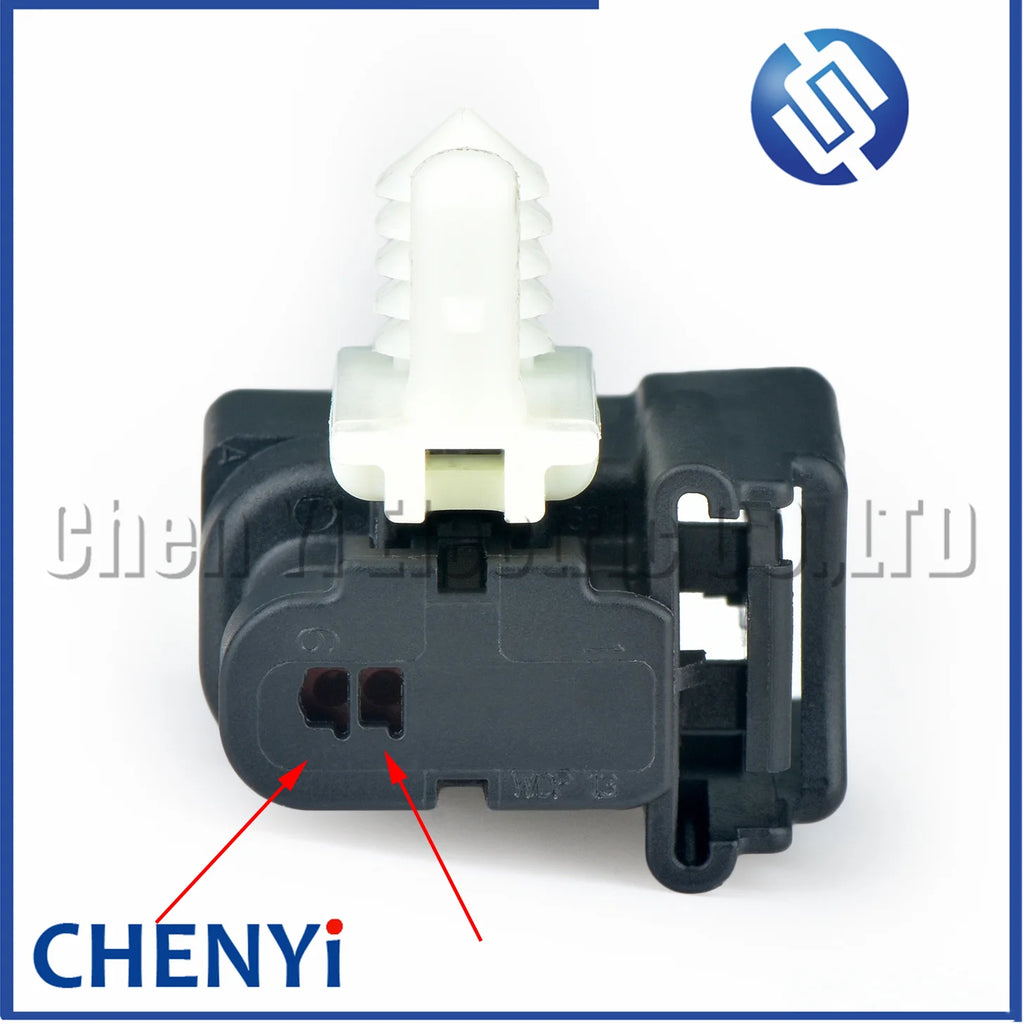 6 holes 2 Pin/way Automotive rearview camera connector reverse radar wire harness plug WDP25 WDP19 WDP13 PBTGF30 For Ford