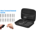 18 Pcs Car Cable Plug Removal Tool Pin Extractor Repair Remover Key Tools With Box Car Auto Cable Plug Remove Pin Puller