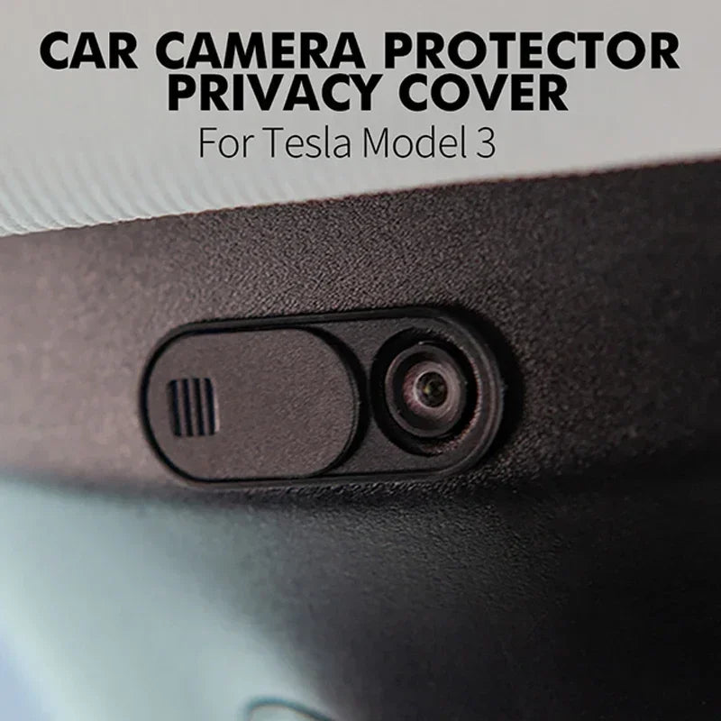 For Tesla Model 3/Y Interior Cabin Camera Cover Slide Premium Plastic Privacy Protector Blocks Unwanted Access Easy to Use amagi