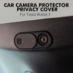 For Tesla Model 3/Y Interior Cabin Camera Cover Slide Premium Plastic Privacy Protector Blocks Unwanted Access Easy to Use amagi